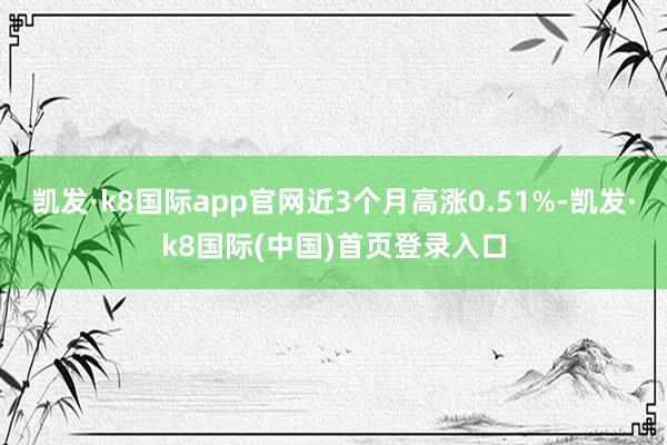 凯发·k8国际app官网近3个月高涨0.51%-凯发·k8国际(中国)首页登录入口